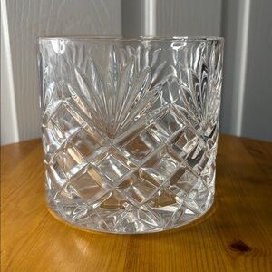 Vintage Mikasa Shannon by Godinger 24% Lead Crystal Canister Jar